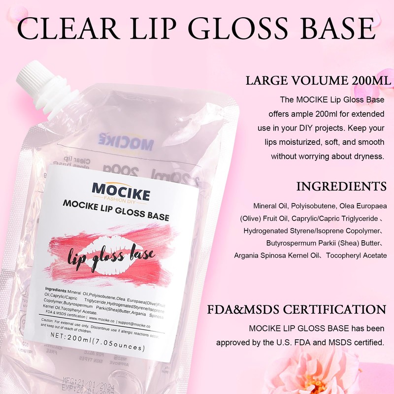 MOCIKE DIY lip gloss making kit for Girl Gifts -