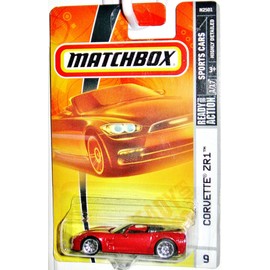 Matchbox Sports Cars Red Corvette ZR1 1/17