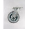 Hy-Weld 6" x 2" Non-Marking Rubber Caster(Flat) - Swivel (2EA)