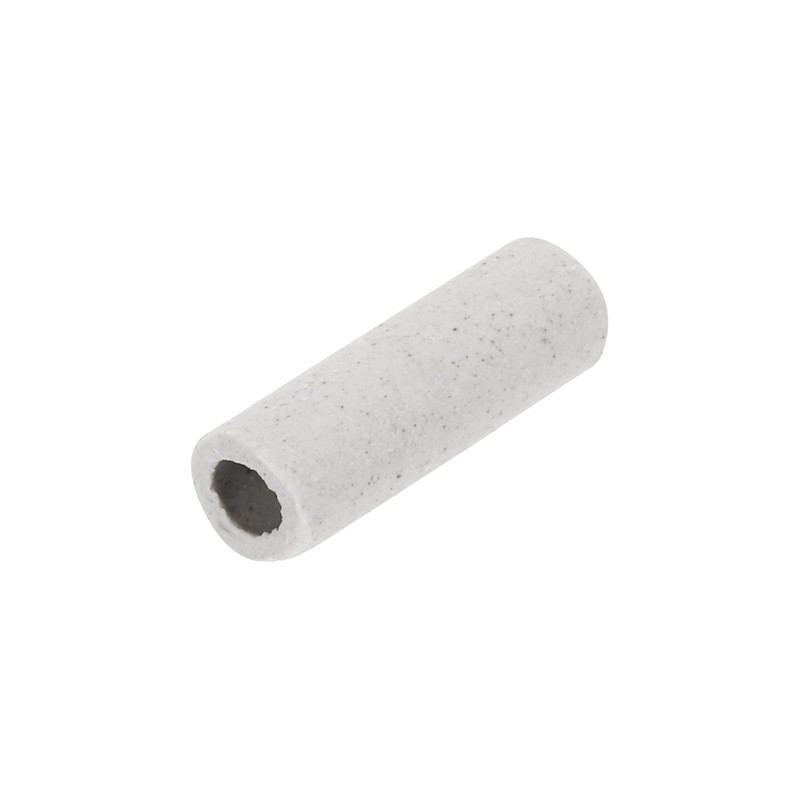 sourcing map 50pcs Ceramic Tube Insulated Electronic Wire Bundle Protection