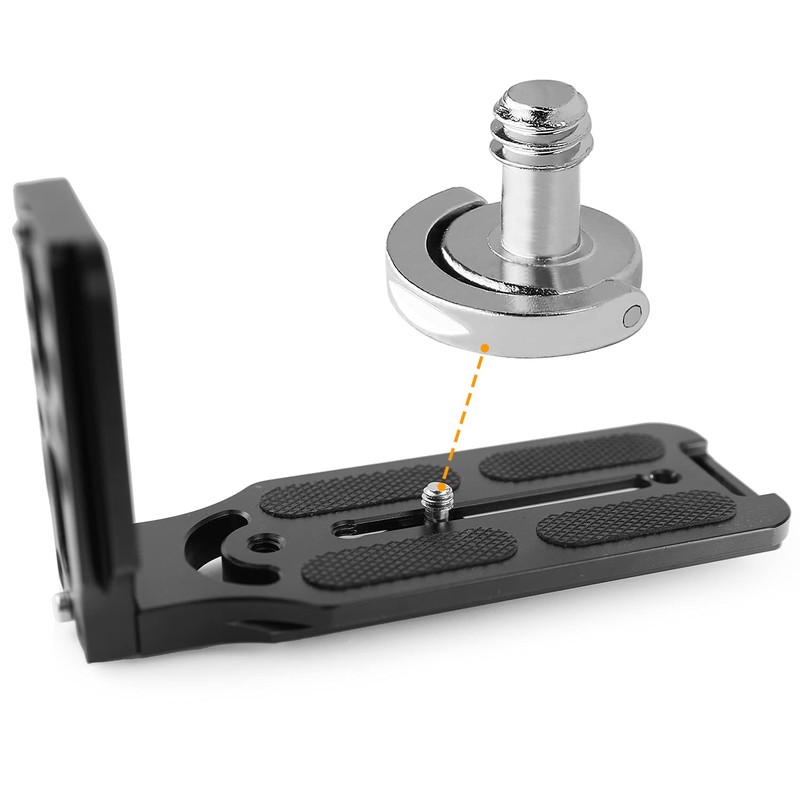 1/4" Camera Screws, D-Ring Hinged Screw Quick Release Plate Camera