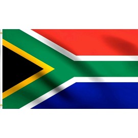 6X10 FT South Africa African HUGE Premium Quality Fade Resistant FLAG Banner Grommets