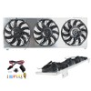 Smileracing Aluminum Shroud+9" Fan+Thermostat Relay Kit Compatible with Radiator 1991-2001