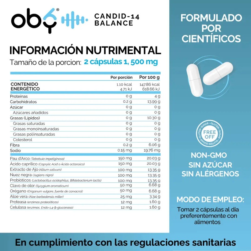 Candida Cleanse Días Aceite Oregano Pau Darco Probioticos Enzimas Digestivas