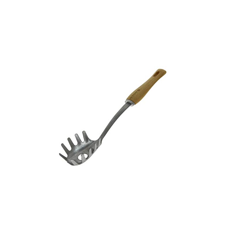 De Buyer 2701.09 Spaghetti Spoon, Stainless Steel, Wooden Handle