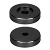 45 RPM Record Adapter, Large Hole Conversion Sheet Black Clamp