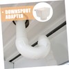 SHINEOFI Rainwater Collection Connector for Downspout Gutter Durable PVC Water