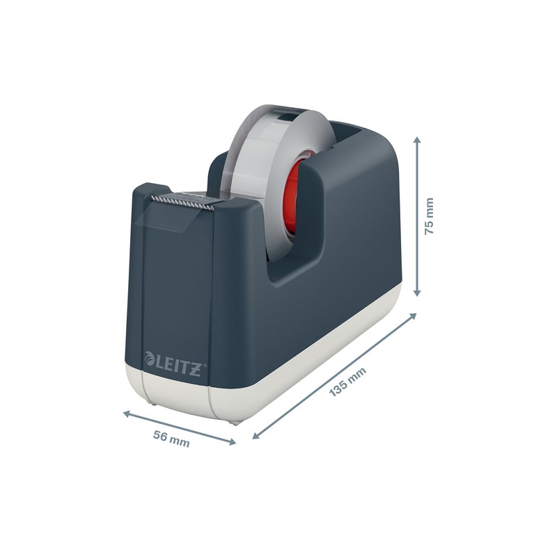 Leitz Tape Dispenser, Heavy Base With Tape, Cosy Range, Velvet