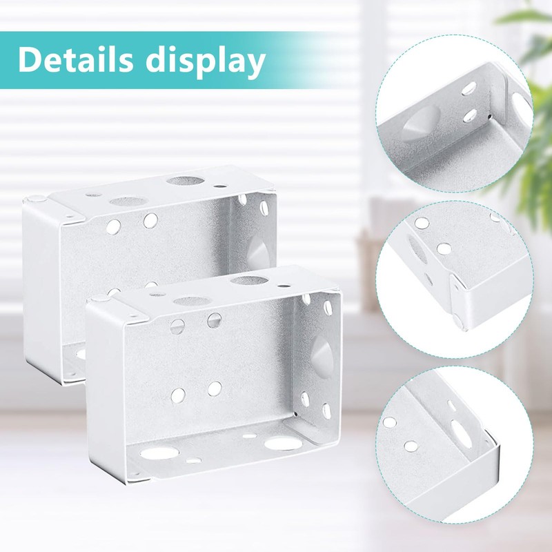 CLKE 2Pcs Venetian Blinds Brackets, Venetian Blind Fittings Brackets, Metal