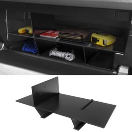 Hellet Glove Box Organizer Compatible with Toyota 2010-2020 2021 2022 2023 2024 4Runner Accessories Center Console Organizer Insert Compartment Tray