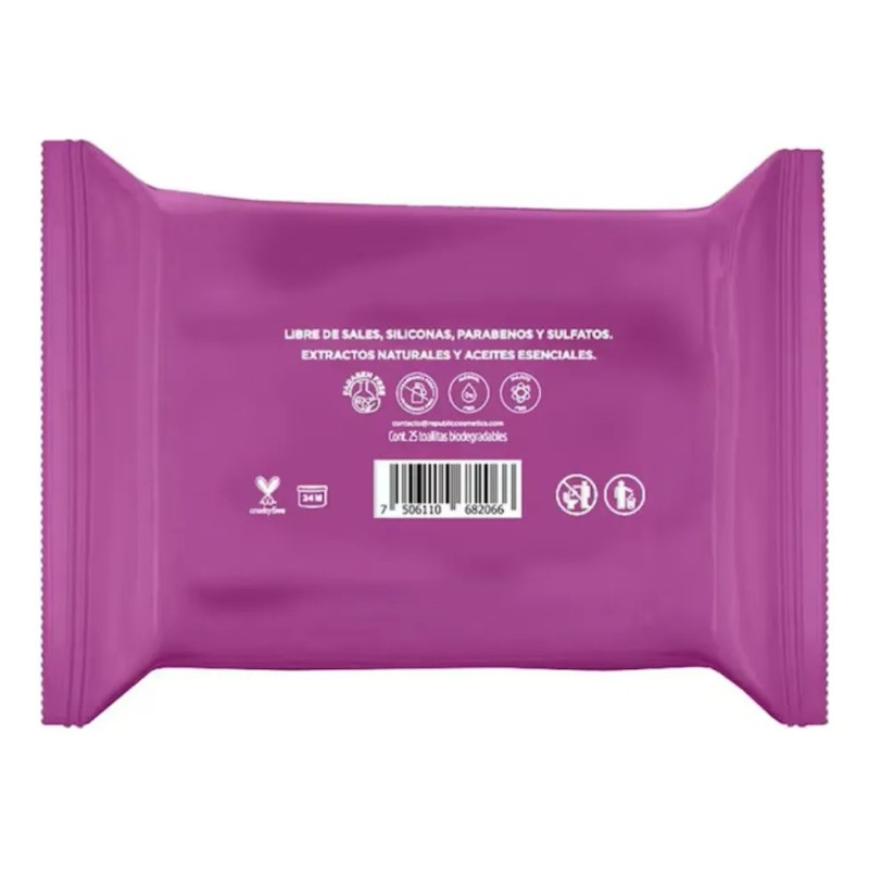 🌙✨ Revlon Toallitas Desmaquillantes Noche – 25 Pzs 💆‍♀️🧴