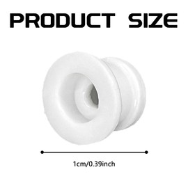 HHZL 2PCS Shift Cable Bushing Shifter Cable Bushing Kit Transmission Gear Shift Linkage DG9Z-7K340-A Connector Lever Fix Repair Kit for Ford Edge Explorer Endura Escape Hybrid Focus MK(White)