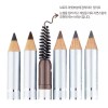 애리조 아이브로우 펜슬 신형 1.15g 펜슬+브러쉬빗 듀얼 타입 워터프루프 Arizo Eyebrow Pencil New Type 1.15g Pencil + Brush Dual Type Waterproof [No.1 Black]