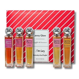 JENNY GLOW 5 PIC GIFT SET UFO, OPIUM, FLORAL EXPLOSION, BELLE & BILLIONAIRE 1.0FL.OZ Eau De Parfum Fragrance