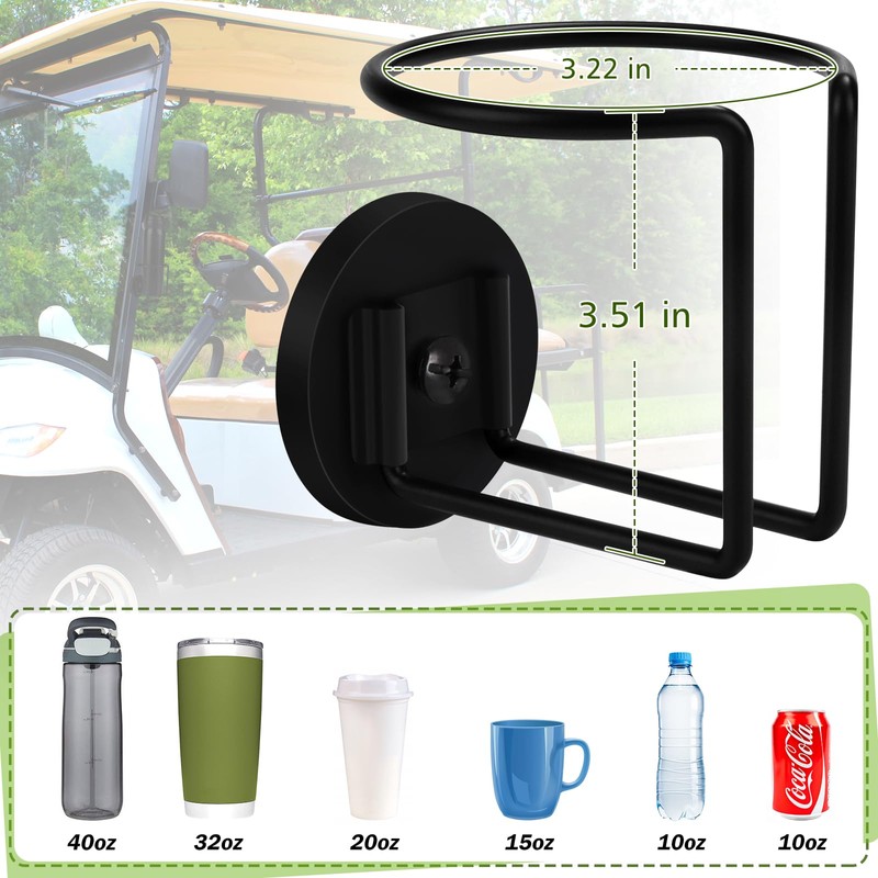 Magnetic Cup Holder, Durmmur SUS 304 Stainless Steel Magnetic Cup