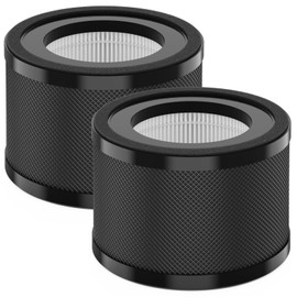 SAKEGDY TT-AP001 Replacement Filter, Compatible with TaoTronics TT-AP001,Gukify AP001 and VAVA VA-EE014 Air Purifiers,3-in-1 Filtration with H13 True HEPA Filter, 2 Pack