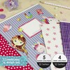 Papierdrachen 4 high-quality school notebooks for children, DIN A5, lined