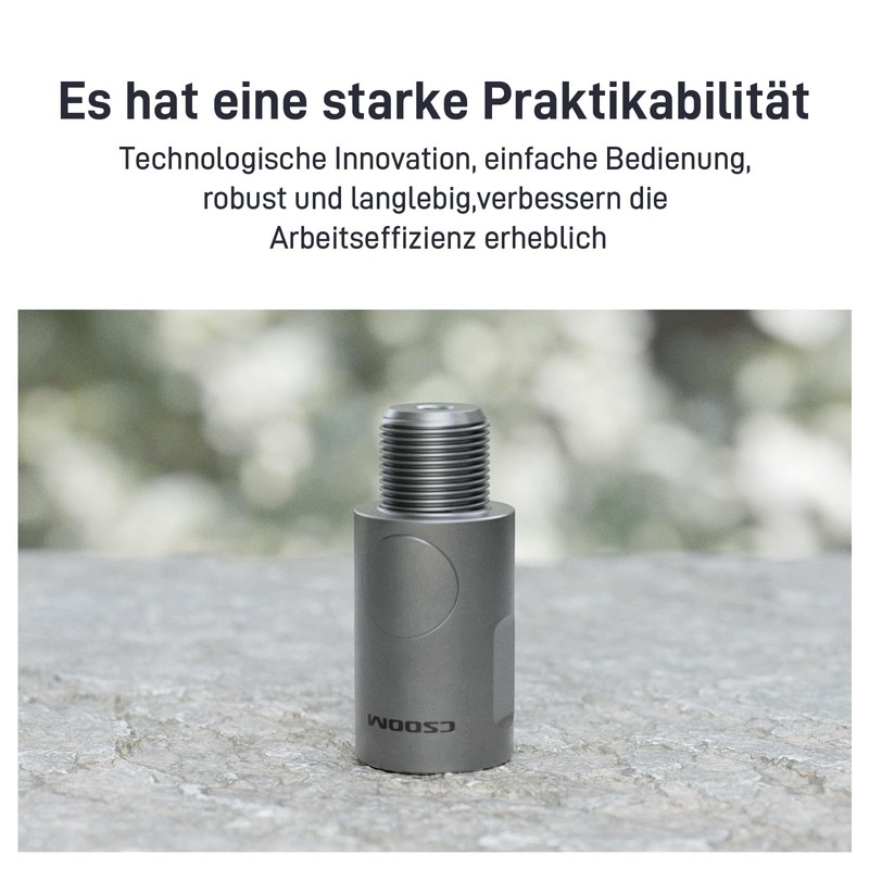 CSOOM Quick Change Drill Connection, Hollow Drill Bit, Concrete Hole