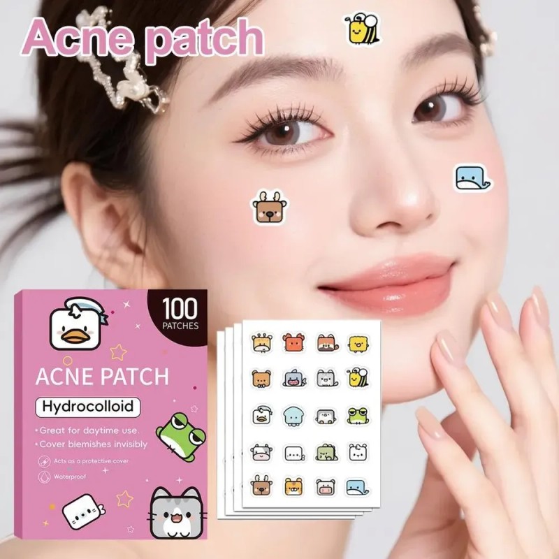 20100pcs Pe Acne Patch Skincare Disposable Cartoon