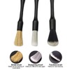 3 x Specialist Detailing Brushes for Car Cleaning Vents, Dash,