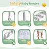 Slevoo Baby Jumper, with Ceiling Hook, Quick-Entry and Space-Saving Portable