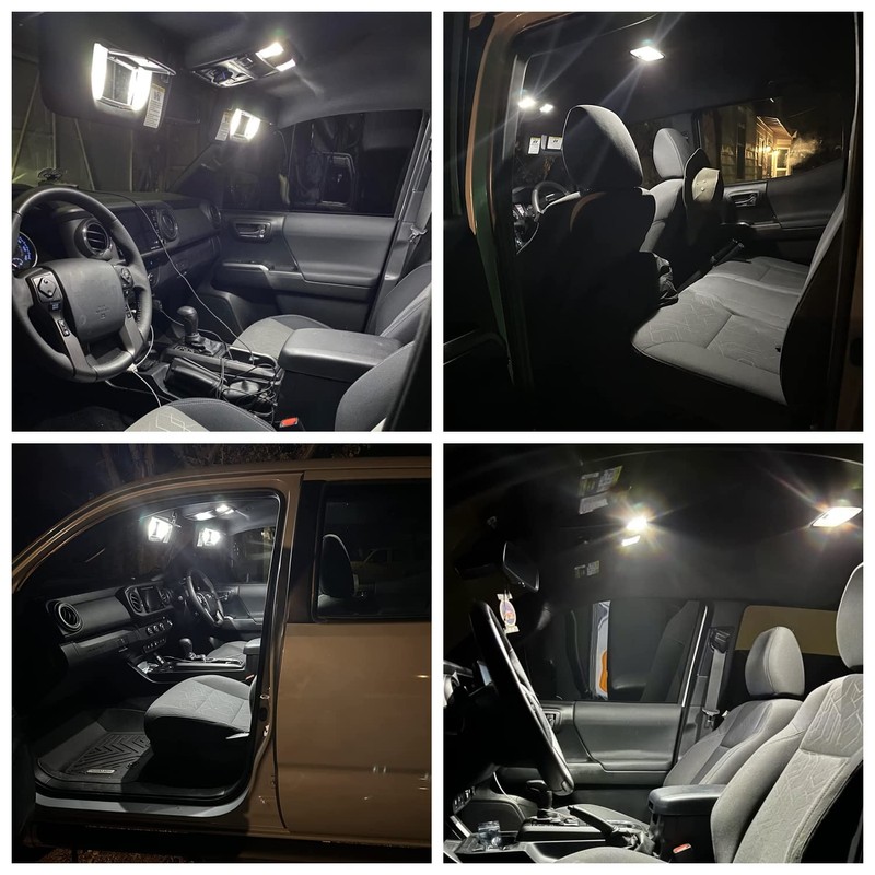 11pcs White LED Interior Lights Bulb Kit for Chevy Equinox