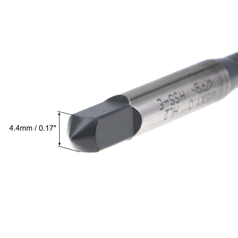 sourcing map M6 x 1.0 Spiral Flute Thread Tap, Metric