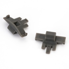 Furniware 10 Pieces Cabinet Door Angle Restriction, 86 Degree Angle Restriction Hinge Clip for Soft Close Cabinet Hinges, Hinge Opening Angle Restrictor Clip, Nylon