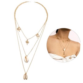 COHEALI 40 Piezas Collar De Océano Collar De Mini Cuentas Concha De Cauri Pequeña Concha De Cauri Playa Cuentas Náuticas Encantos Oval Pequeño Caracol Tanque De Peces Artesanía