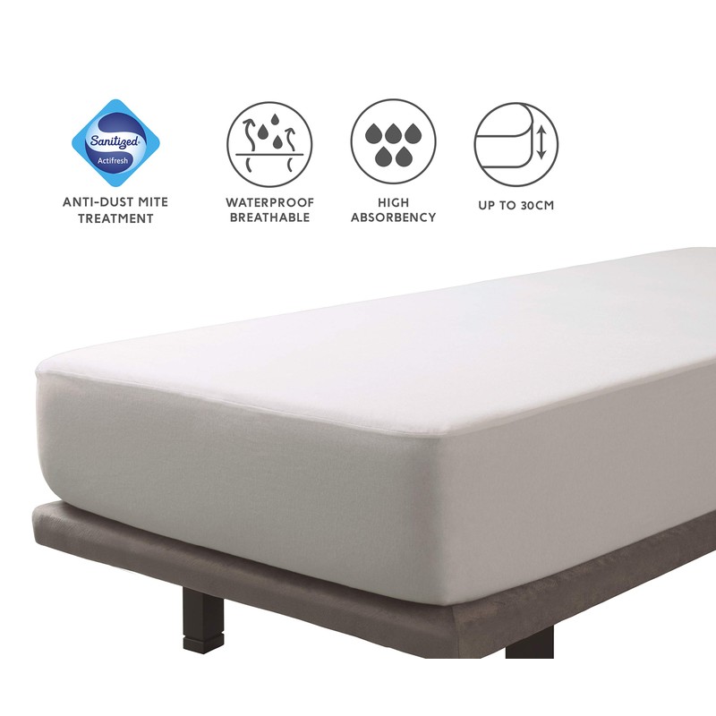 Tural Mattress Cover 180x190/200cm Super King Size Anti-dust mite Breathable