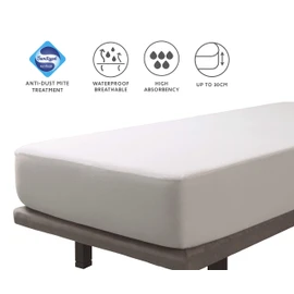 Tural Mattress Cover 180x190/200cm Super King Size Anti-dust mite Breathable and Waterproof