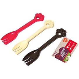 Rosewood Pet Stuff Plastic Feeding Forks, Assorted Colours, 1pc - Colour Chosen at Random
