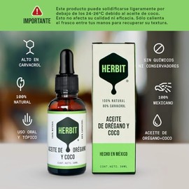 Kit 2 Aceites de Orégano Natural 80% Carvacrol – Frasco 30 ml con Gotero (30 ml, Orégano - Coco y Oliva)