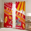 Feelyou Football Blackout Curtains (2 Panels, 38 x 45 Inch)