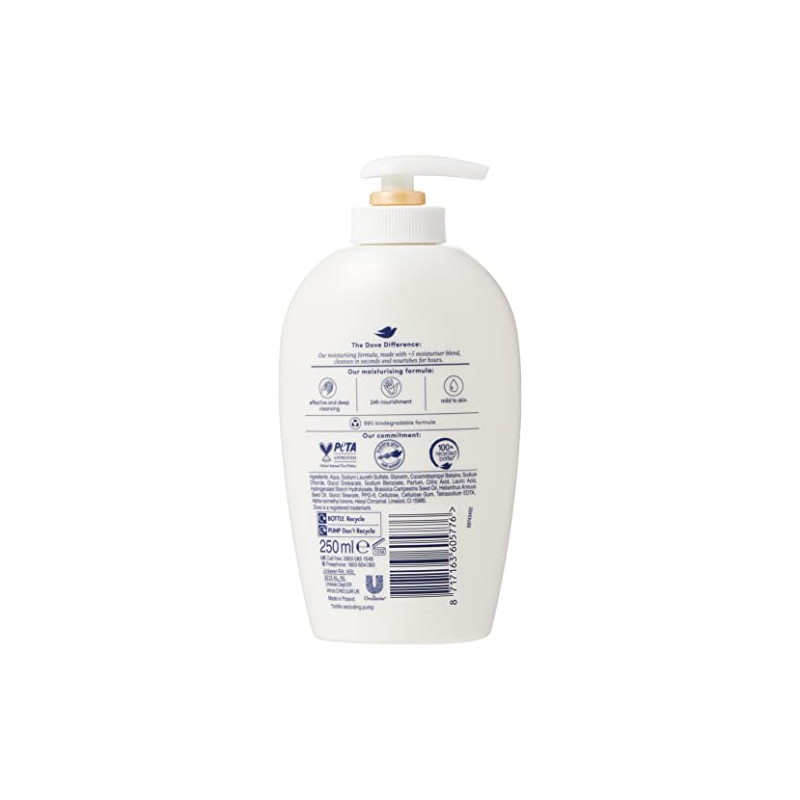 Dove Supreme Silk Beauty Moisturising Cream Hand Wash 250 ml