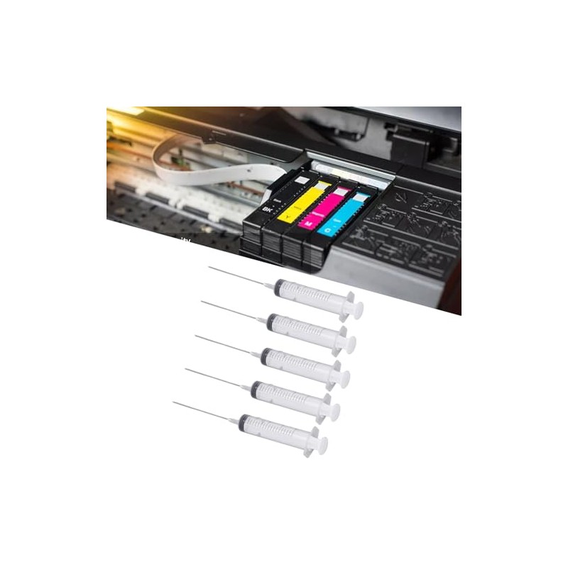 Kit de Recarga de Tinta para Impresora 5 Jeringas de