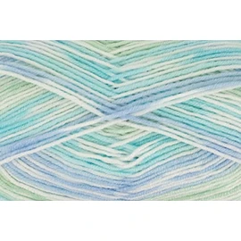 King Cole Cherish DK 100g Multi-Coloured Acrylic Knitting Yarn (Peppermint 3508)
