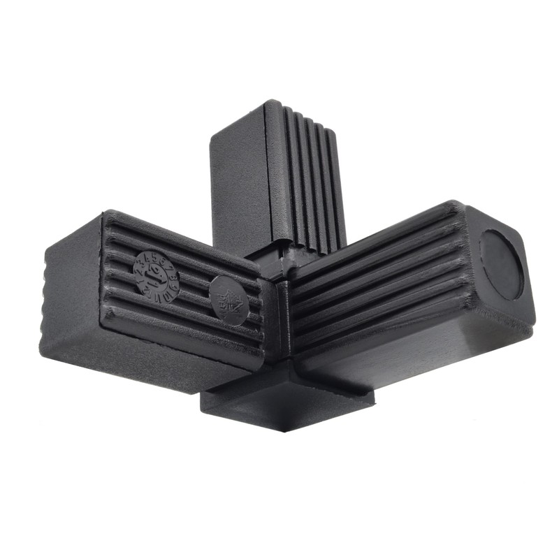 Design61 4x Connector for Square Pipes with Outlet Pipe Connector