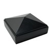 2.5" x 2.5" Aluminium Pyramid Post Cap for Metal Posts