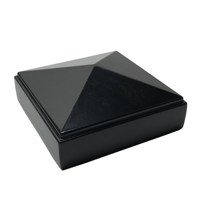 2.5" x 2.5" Aluminium Pyramid Post Cap for Metal Posts