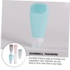 OHPHCALL Shampoo Dispenser Portable Travel Bottles Brush Dispensing Bottle Lotion