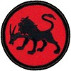 Retro Red/Black Chimera Patrol Patch - 2" Diameter Round Embroidered
