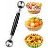 1PC Double-Sided Melon Baller - Round Fruit Scoop & Dessert