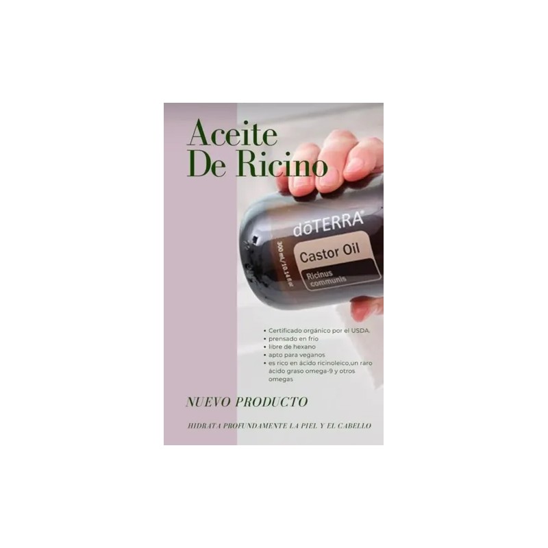 Aceites Esenciales Aceite De Ricino Doterra 300ml