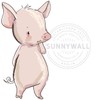 Sunnywall Wall Sticker Pig Size 1