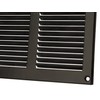 LIRAST 14x6 Vent Cover with Built-in Screen - Black Return