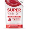 HumanN SuperBeets Heart Chews, Nitric Oxide and Blood Pressure Support, Grape Seed Extract & Non-GMO Beet Root Powder Energy, Pomegranate Berry Flavor, 120 Count