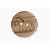 Cute Wooden Buttons 2 Hole Wooden Buttons with Horse Motif