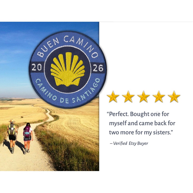 The Camino Shell Patch + Trail Map Card // Camino