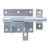 Alberts Blue Galvanised 137083 Lock with Attached Loop Plate 80